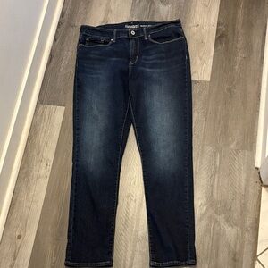 Signature by Levi Strauss Women's Dark Blue Straight Jeans